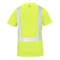 Ge Hi-Vis Short Sleeve T-Shirt, Polyester Knit Birdseye, Mesh, Green/Black, 2XL GS116G2XL - alternate 2